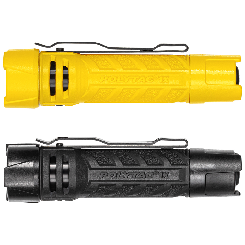 Streamlight PolyTac 1X - Includes (1) CR123A lithium battery and (1) "AA" alkaline battery - Yellow - 2