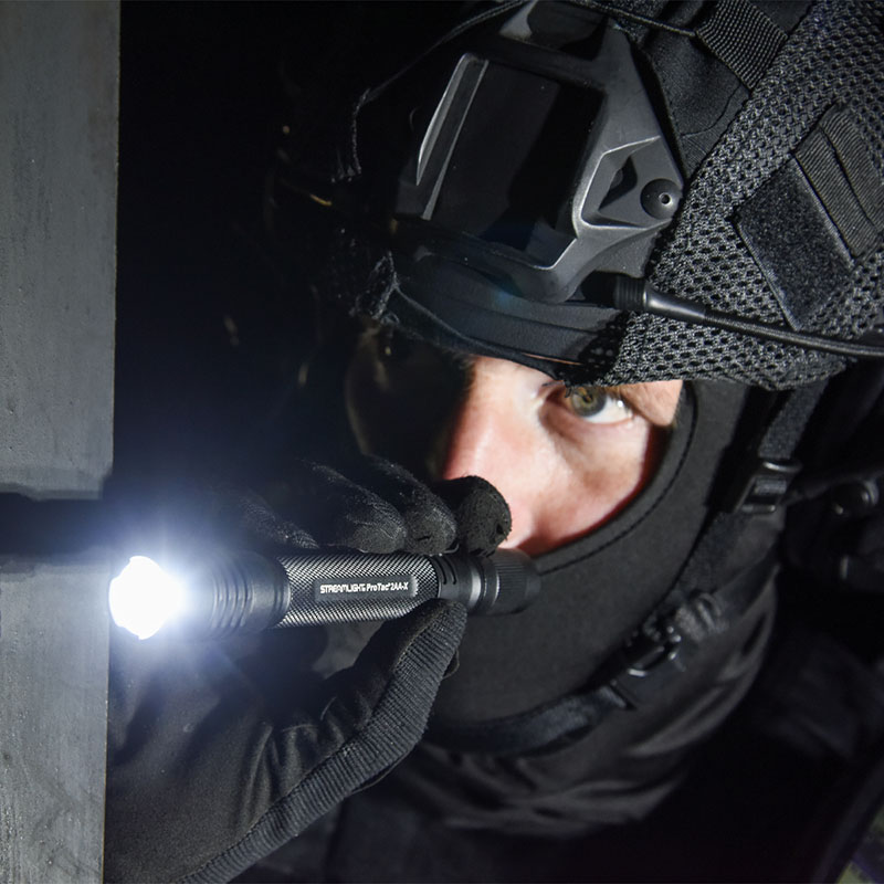 Streamlight ProTac 2AA-X - Includes (2) "AA" Alkaline batteries and holster - Clam - Black - 6