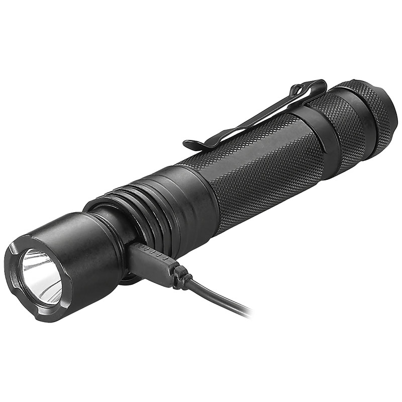 Streamlight ProTac HL USB - Includes USB cord and nylon holster - Black - 3