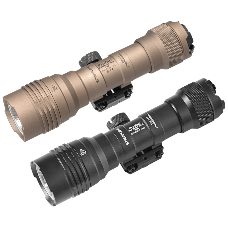 Streamlight ProTac RM HL-X Pro - Includes Jack Cap®, M-LOK® Kit, Momentary Switch, Hardware Kit, 2.5 mm Allen Wrench, (2) CR123A Batteries - 2