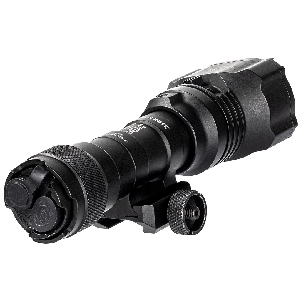 Streamlight ProTac Rail Mount VIR Pro - Includes Jack Cap®, M-LOK® Kit, momentary switch, hardware kit, 2.5 mm Allen Wrench and (2) CR123A lithium batteries - Black - 4