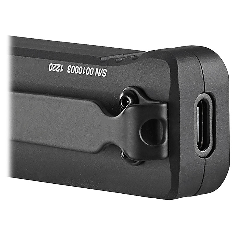 Streamlight Wedge - Includes USB-C cord and lanyard - Black - 6