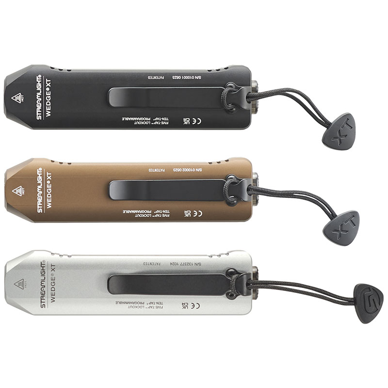 Streamlight Wedge XT - Includes USB-C cord, pocket lanyard - Coyote - 3