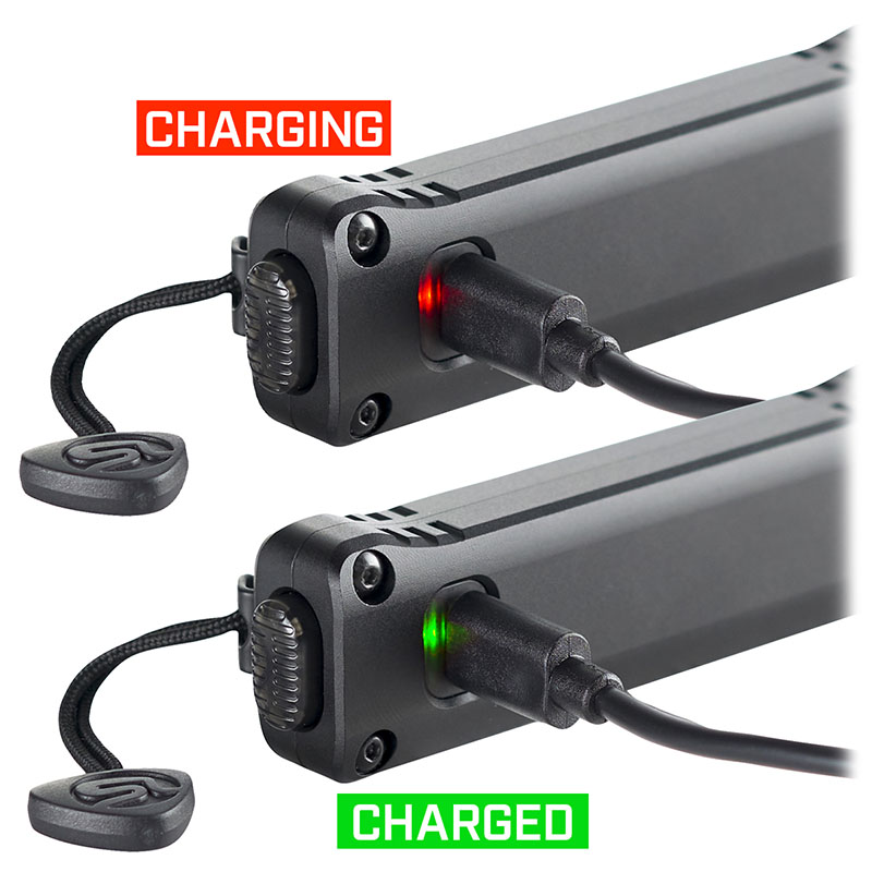 Streamlight Wedge XT - Includes USB-C cord and pocket lanyard - Silver - 2