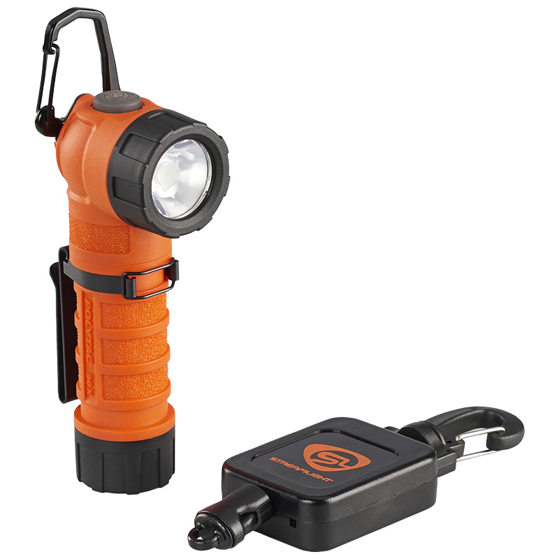Streamlight PolyTac 90 X USB - Includes (1) SL-B26 battery pack, USB cord and Gear Keeper - Box - Orange - 3