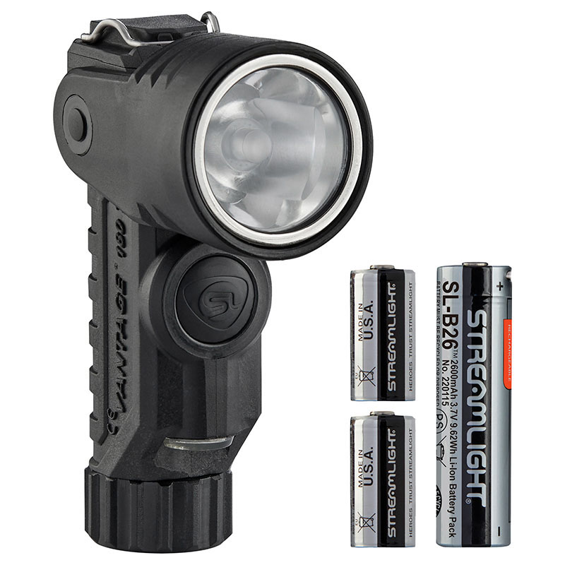 Streamlight Vantage 180 X - Includes (2) CR123A lithium batteries, helmet bracket - Box - Black - 4