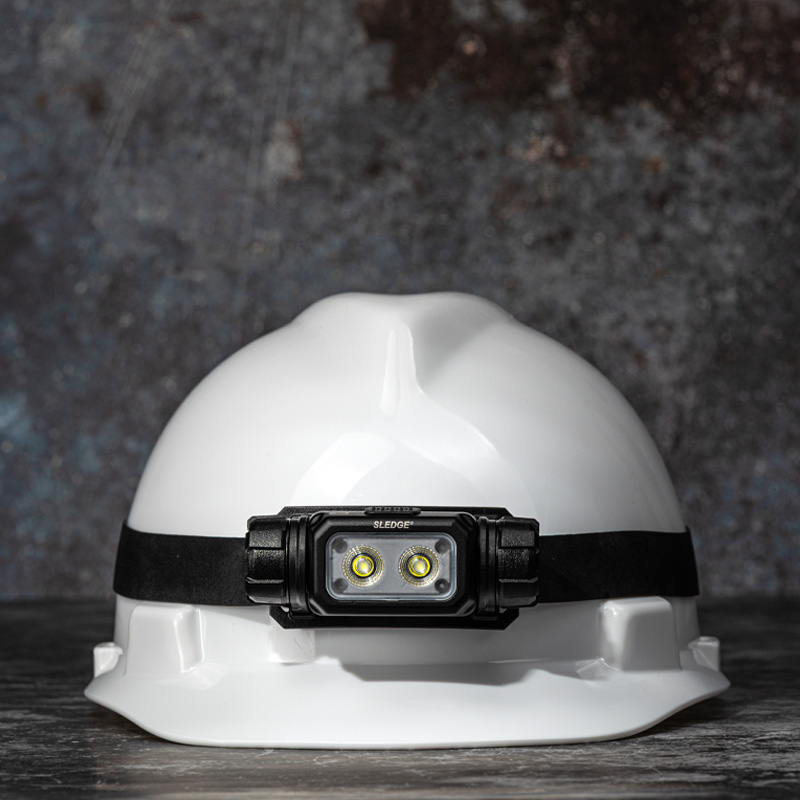 Streamlight Sledge Headlamp - Includes elastic and rubber hard hat headstrap, (1) SL-B26 battery pack and USB-C cord - Black - 2