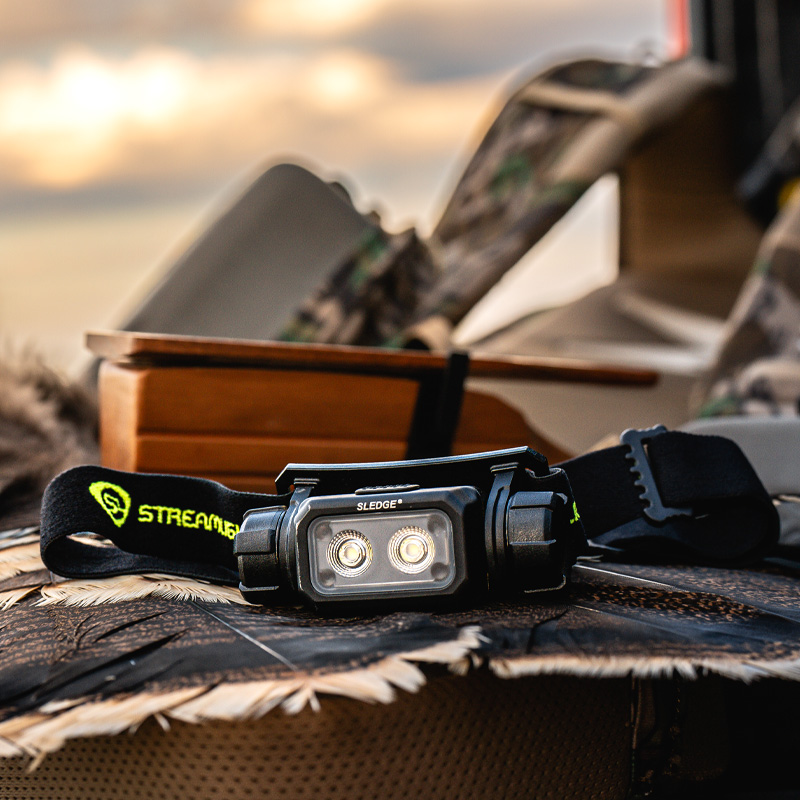 Streamlight Sledge Headlamp - Includes elastic and rubber hard hat headstrap, (1) SL-B26 battery pack and USB-C cord - Black - 5