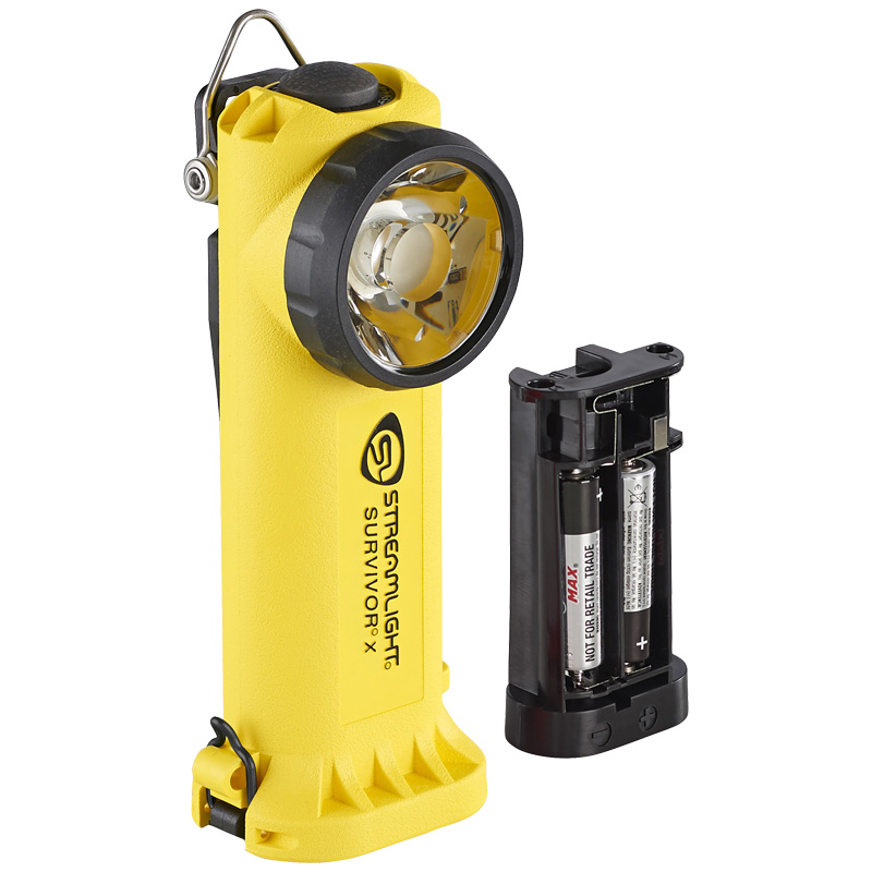 Streamlight Survivor X USB - Includes 55.88 cm (22 in) USB cord and battery carrier - Yellow - 2
