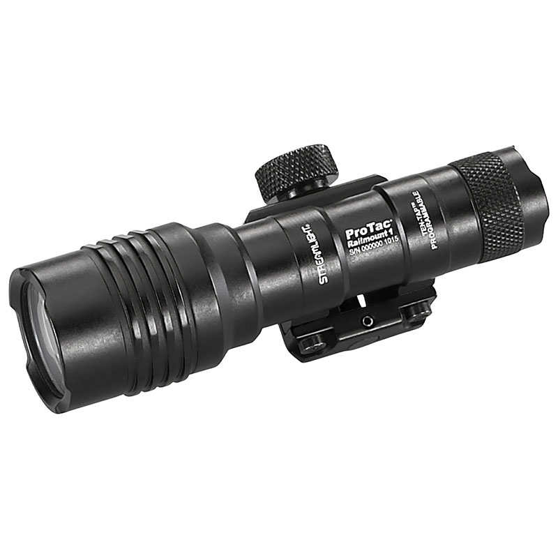 Streamlight ProTac Rail Mount 1 - Includes remote pressure switch, tailcap switch, mounting hardware, M-LOK® mount, (1) "AA" Alkaline battery and (1) CR123A lithium battery - 2