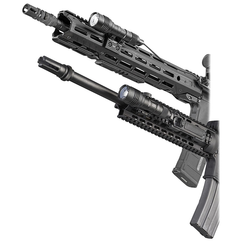 Streamlight ProTac Rail Mount 1 - Includes remote pressure switch, tailcap switch, mounting hardware, M-LOK® mount, (1) "AA" Alkaline battery and (1) CR123A lithium battery - 3