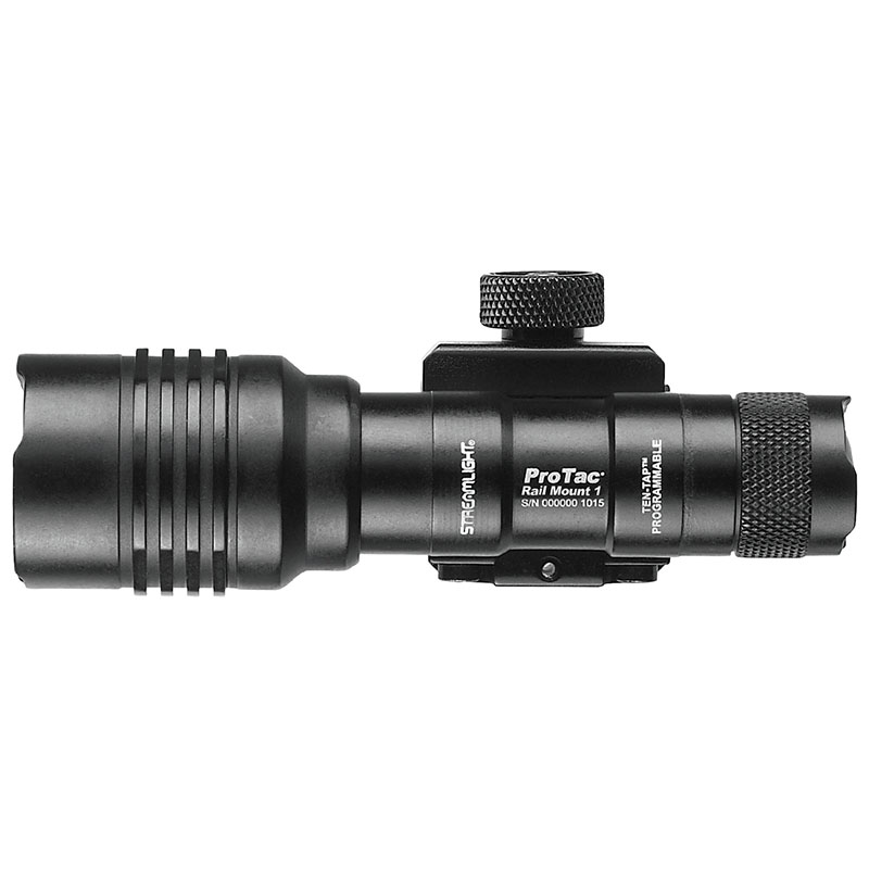 Streamlight ProTac Rail Mount 1 - Includes remote pressure switch, tailcap switch, mounting hardware, M-LOK® mount, (1) "AA" Alkaline battery and (1) CR123A lithium battery - 4