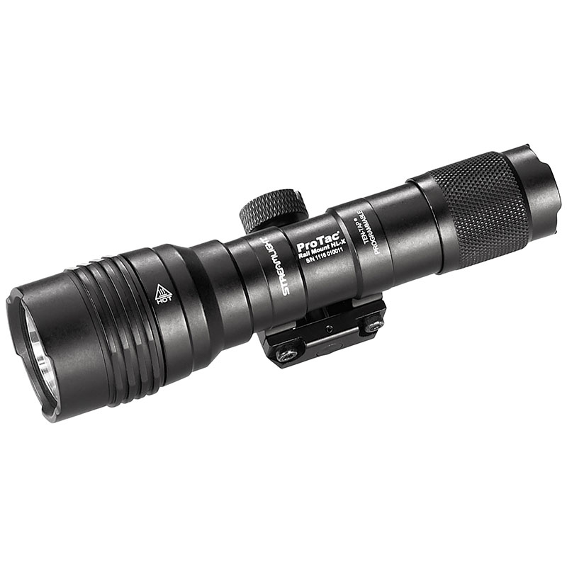 Streamlight ProTac Rail Mount HL-X - Includes remote switch, tail switch, remote retaining clips, M-LOK® mount, mounting hardware and (2) CR123A lithium batteries - Black - 2