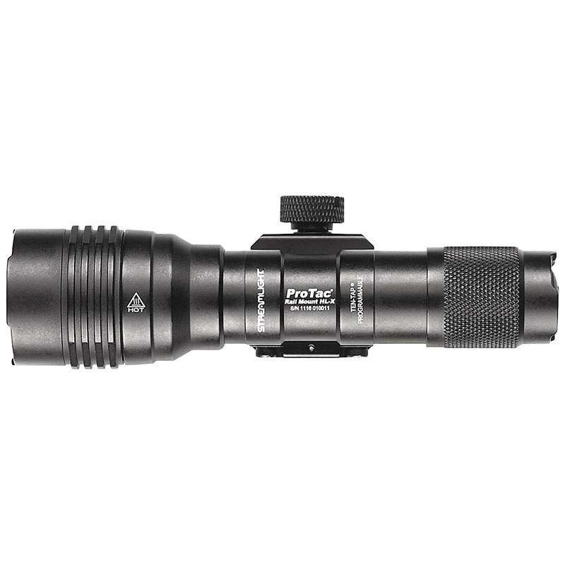 Streamlight ProTac Rail Mount HL-X - Includes remote switch, tail switch, remote retaining clips, M-LOK® mount, mounting hardware and (2) CR123A lithium batteries - Black - 3