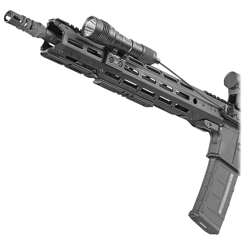 Streamlight ProTac Rail Mount HL-X USB - Includes remote and tail switch, remote retaining clips, M-LOK® mount, mounting hardware, SL-B26 battery pack and USB cord - Black - 4