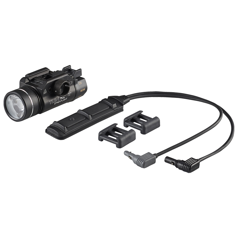 Streamlight TLR-1 HL Dual Remote Kit - Includes remote door switch, remote pressure switch, mounting clips, standard door switch, lithium batteries - Box - Black - 2