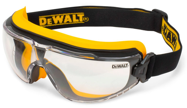 DeWalt DPG84-13D Insulator Goggles - Yellow Frame - Clear Anti-Fog Lens