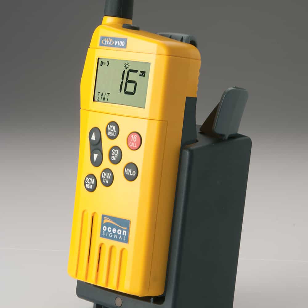 Ocean Signal SafeSea V100 GMDSS handheld VHF radio