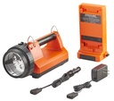 Streamlight E-Flood FireBox Standard System - 120V/100V AC/12V DC - Includes shoulder strap & mounting rack - Orange