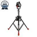 Streamlight Portable Scene Light III - Tripod System - AUS/NZ AC/12V DC - Includes tripod, (2) SL-P6™ batteries, (1) wireless remote, (1) SL-P6 battery charger, (2) AUS/NZ AC cord/power supplies and (1) 12V DC cord - Black