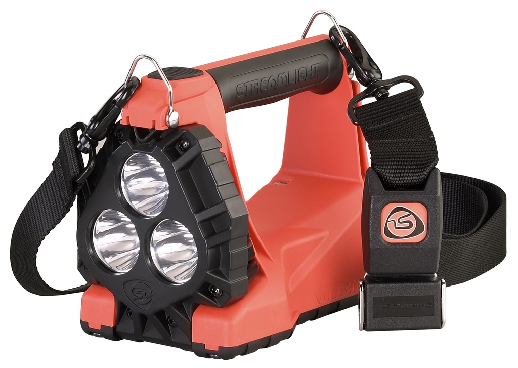 Streamlight Vulcan 180 (Div 2) (WITHOUT CHARGER) - Includes quick release shoulder strap - Orange