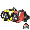 Streamlight Vulcan 180 HAZ-LO Vehicle Mount System - 12V DC direct wire rack - Includes quick release shoulder strap - Orange