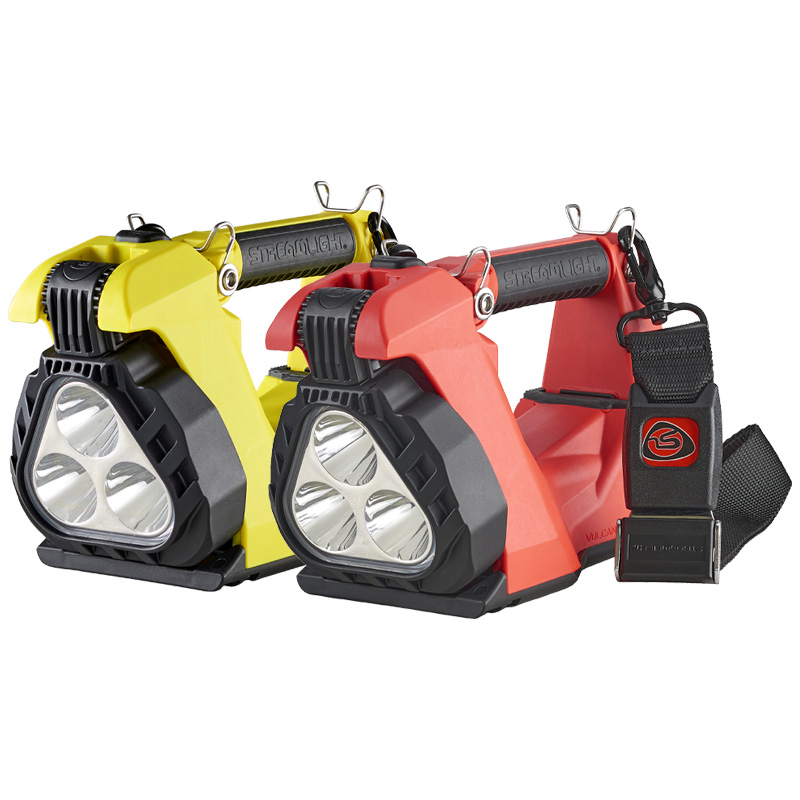 Streamlight Vulcan Clutch - 240V (AUS/NZ) AC/12V DC - Includes quick release shoulder strap - Orange