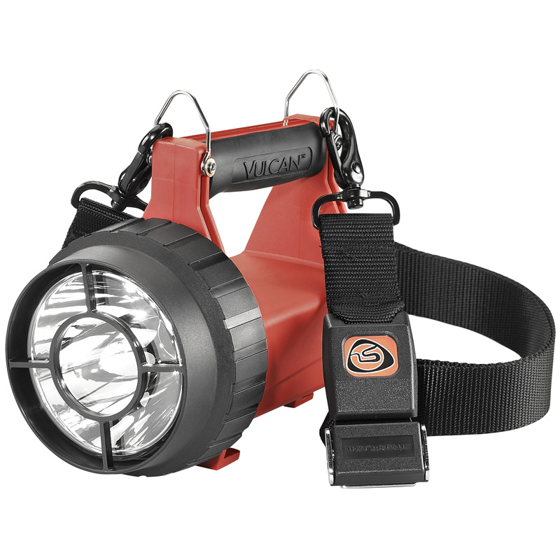 Streamlight Vulcan LED (ATEX) Standard System - 230V AC /12V DC - Includes quick release shoulder strap - Orange