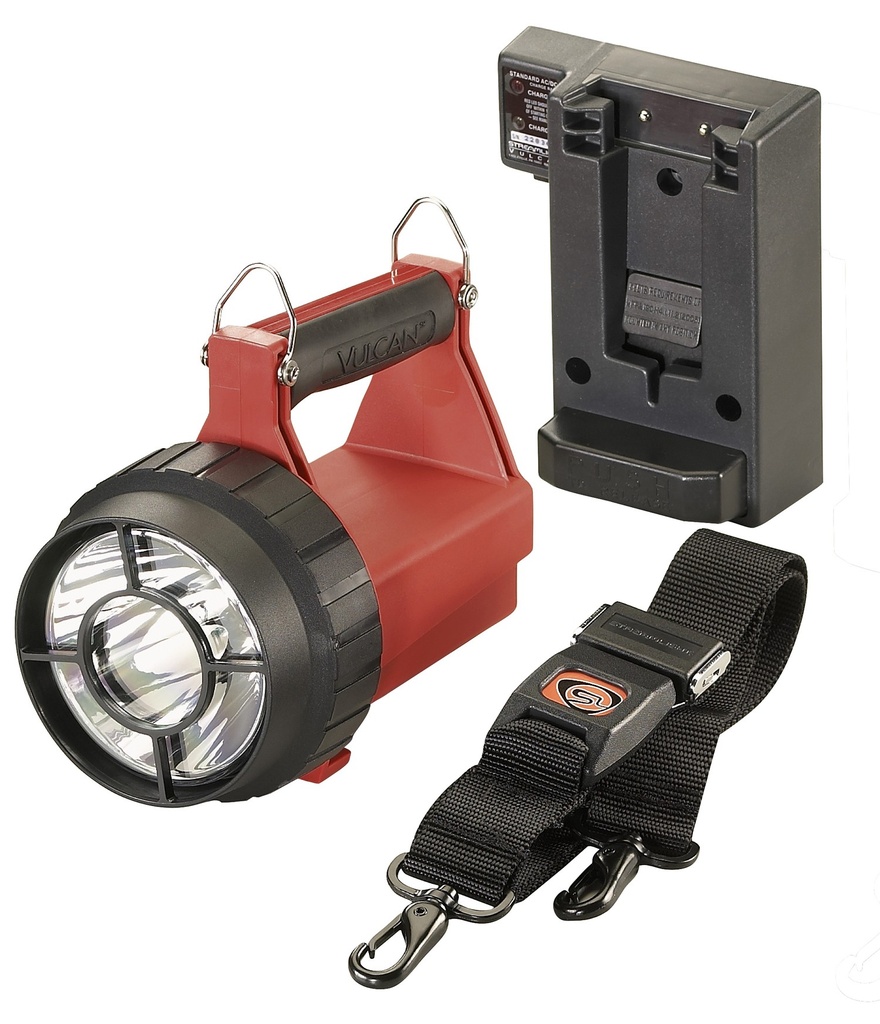 Streamlight Vulcan LED (ATEX) Vehicle Mount System - 12V DC - Includes quick release shoulder strap - Orange