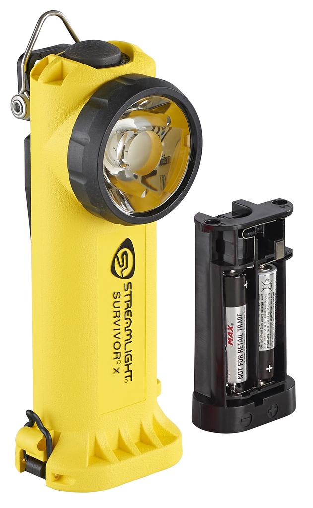 Streamlight Survivor X - Alkaline Model - Includes battery carrier - Yellow