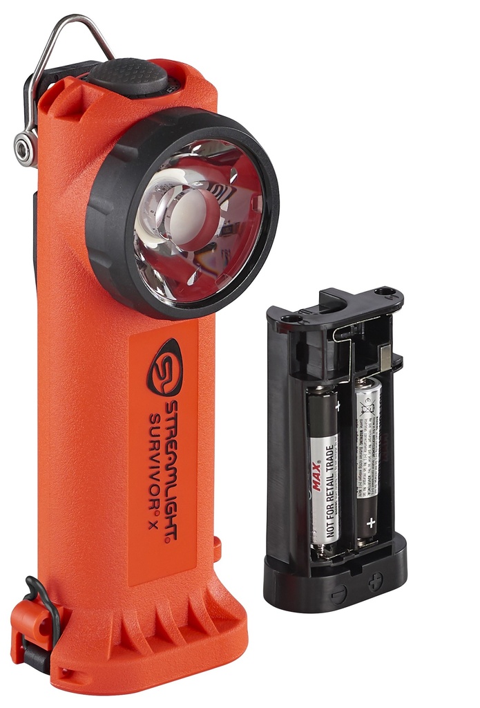 Streamlight Survivor X - Alkaline Model - Includes battery carrier - Orange
