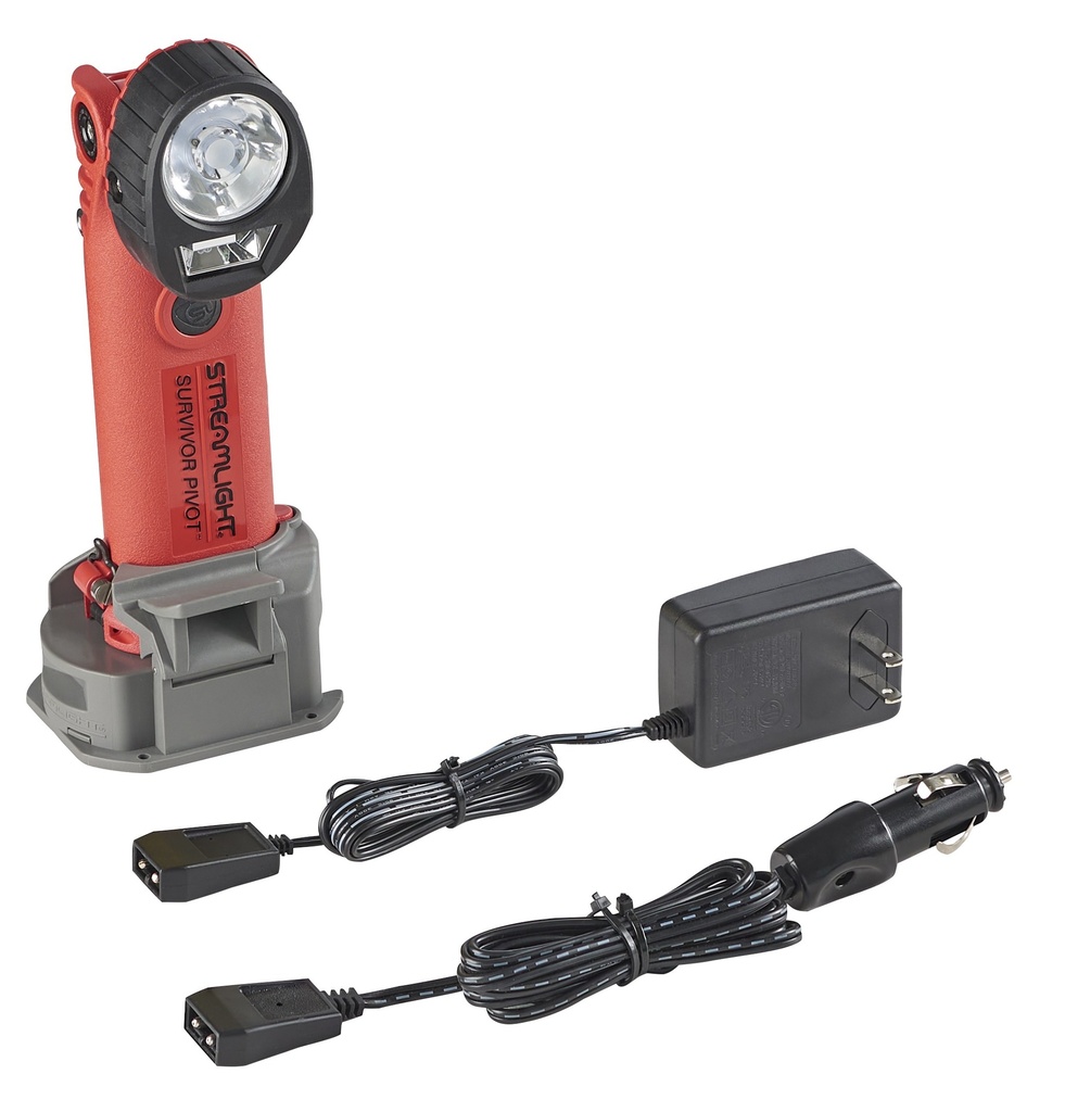Streamlight Survivor Pivot (ATEX) - 100/DC (Alkaline battery carrier not included) - Orange