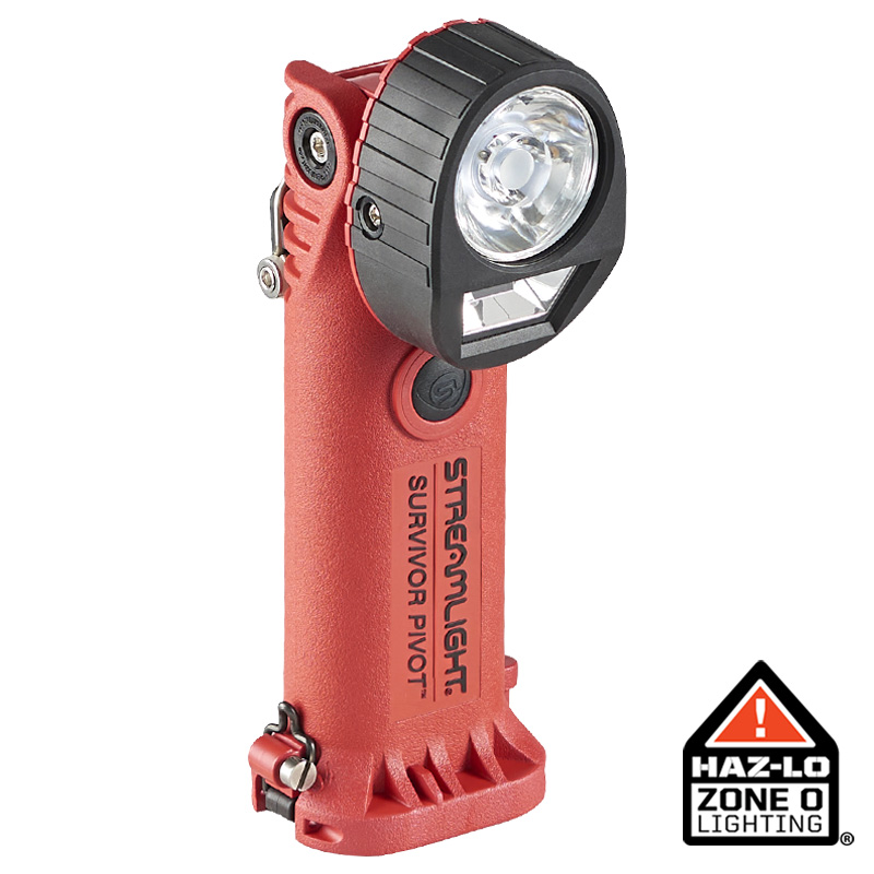 Streamlight Survivor Pivot Magnet (ATEX) - 230V AC/12V DC (Alkaline battery carrier not included) - Orange