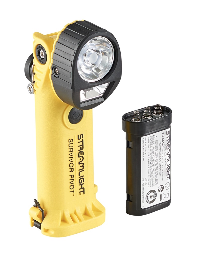 Streamlight Survivor Pivot Magnet - Light Only - Yellow