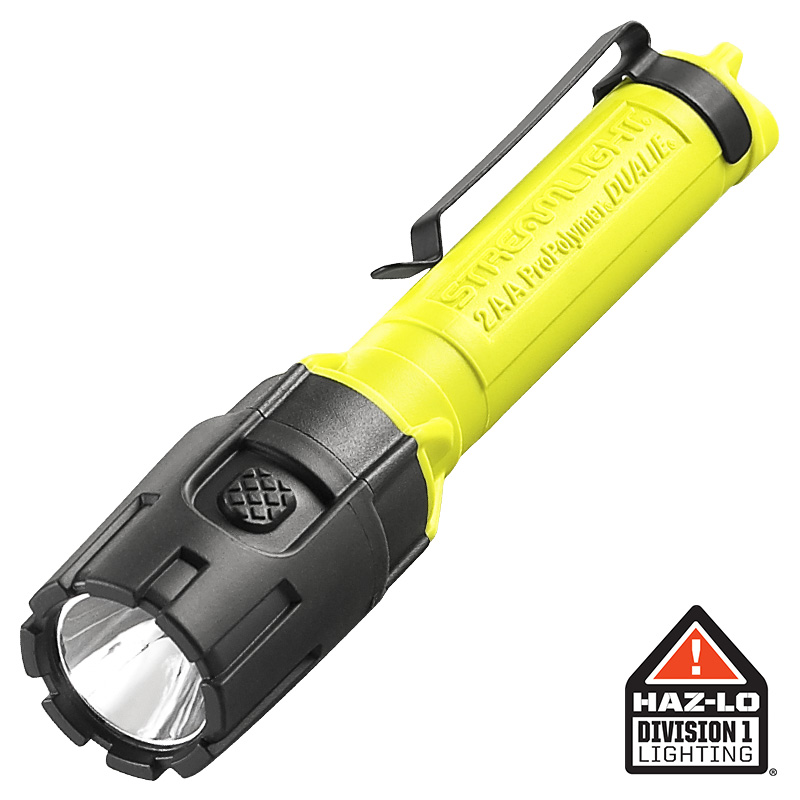 Streamlight Dualie 2AA with (2) "AA" Alkaline batteries - Clam - Yellow