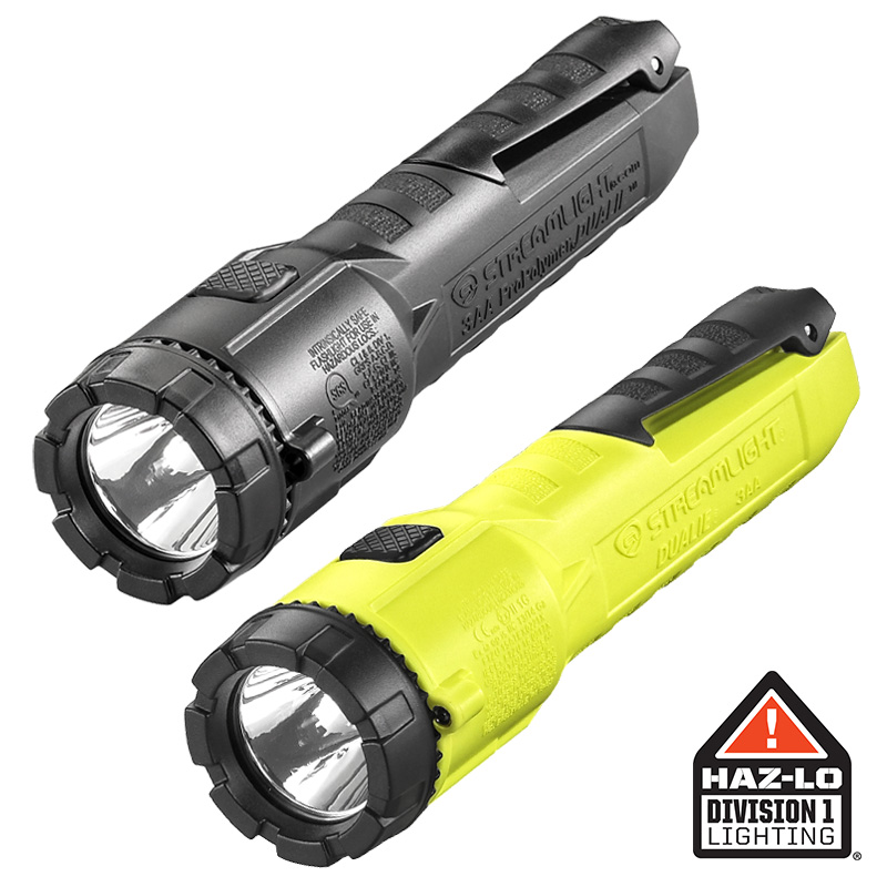 Streamlight Dualie 3AA Magnet with Alkaline batteries and lanyard - Box - Yellow