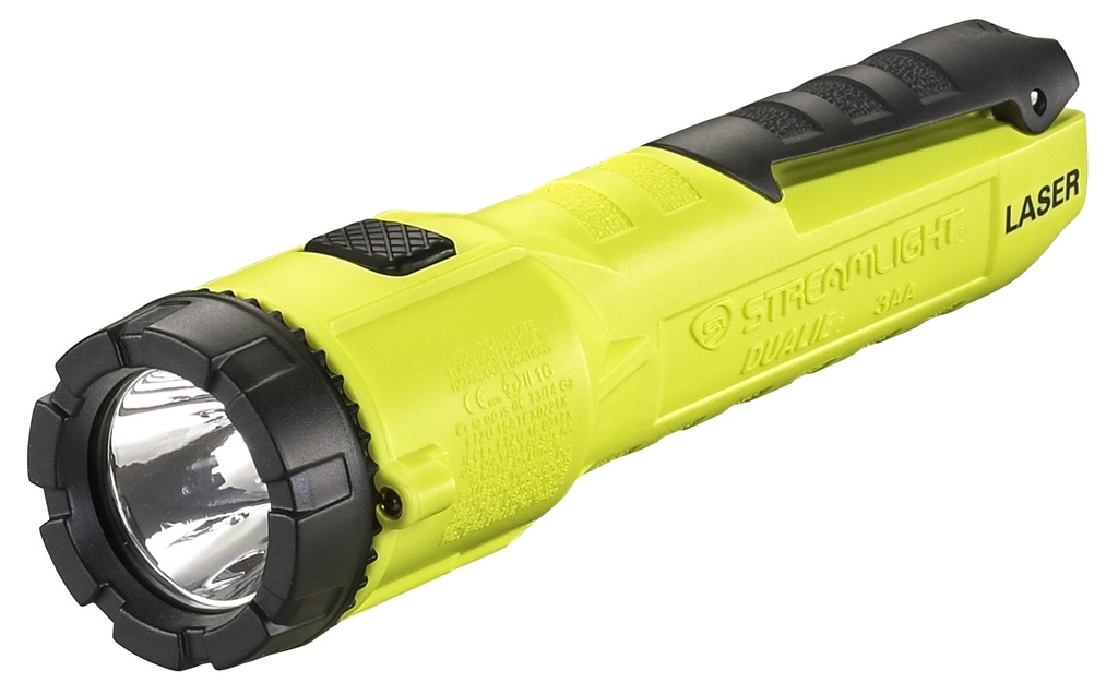 Streamlight Dualie 3AA Laser - Includes (3) "AA" Alkaline batteries - Clam - Yellow