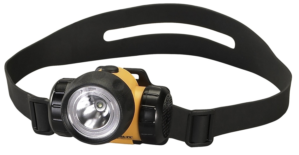 Streamlight 3AA HAZ-LO - Includes Alkaline batteries, rubber & elastic straps - Yellow