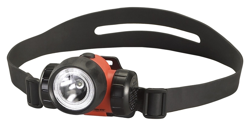 Streamlight 3AA HAZ-LO (ATEX) - Includes Alkaline batteries, rubber & elastic straps - Orange