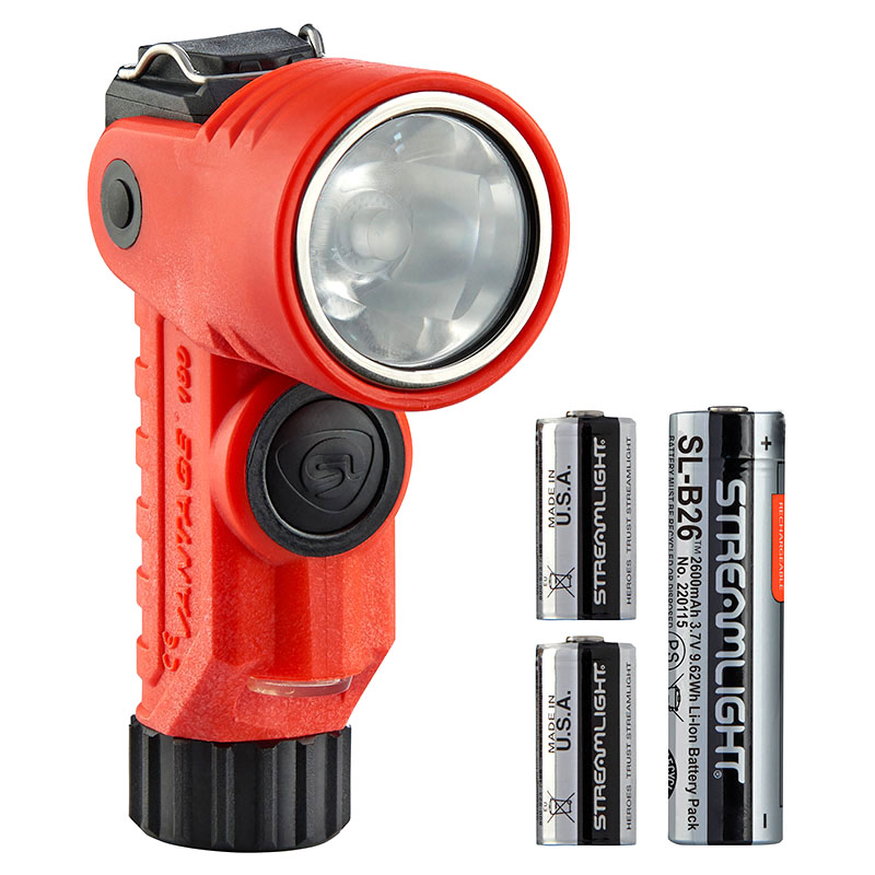 Streamlight Vantage 180 X USB - Includes SL-B26 battery pack, helmet bracket - Box - Orange
