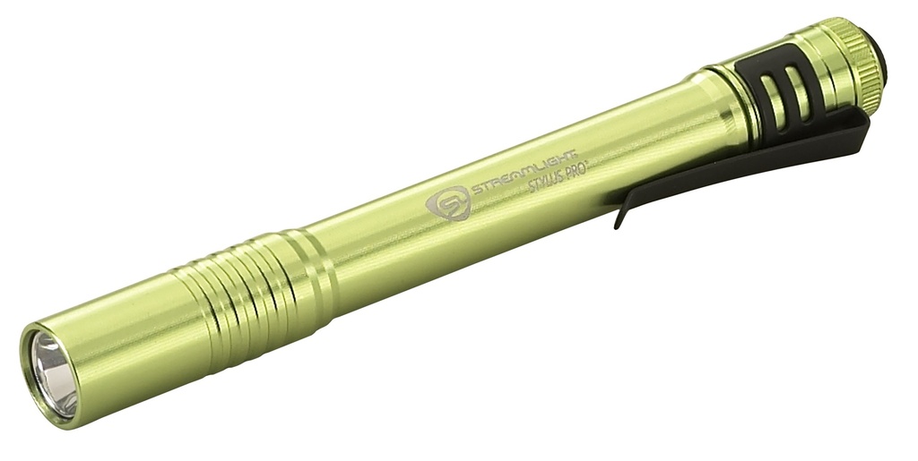 Streamlight Stylus Pro - Lime Green - Clam - White LED