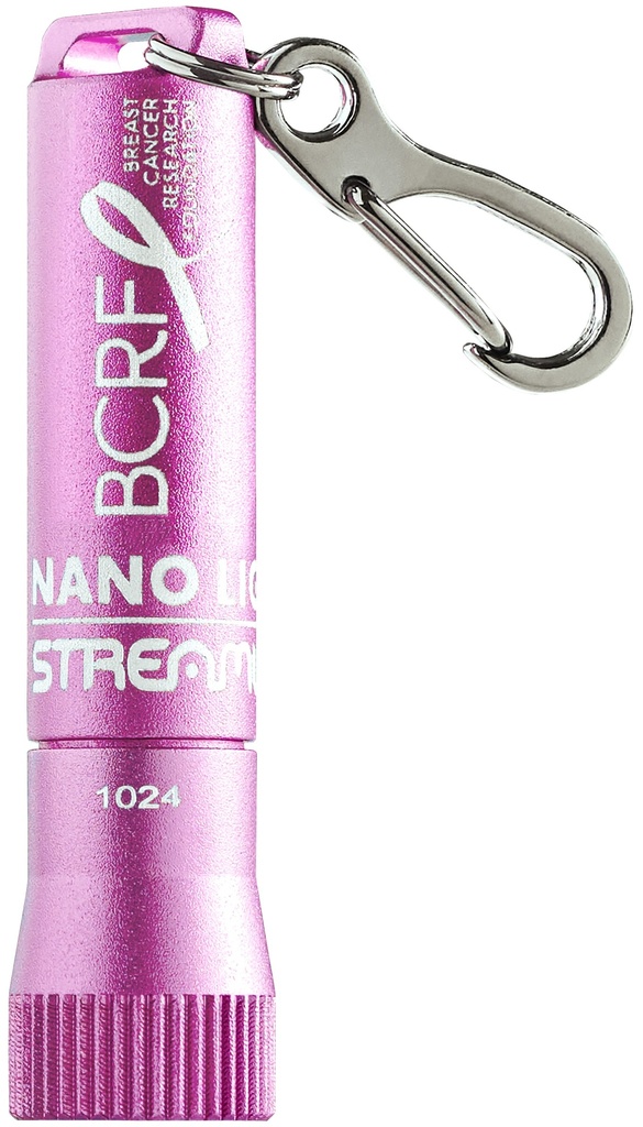 Streamlight Nano Light II - Includes (1) AAAA alkaline battery - Pink (BCRF)