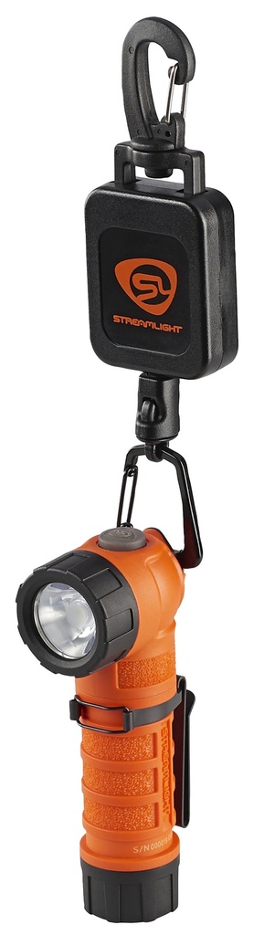 Streamlight PolyTac 90 X - Includes (2) CR123A lithium batteries and Gear Keeper - Box - Orange
