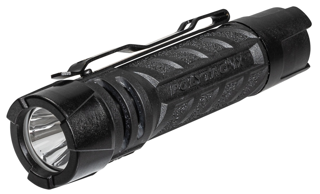 Streamlight PolyTac 1X - Includes (1) CR123A lithium battery and (1) "AA" alkaline battery - Black