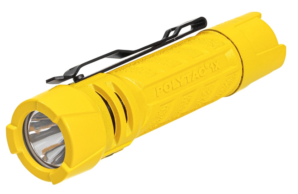 Streamlight PolyTac 1X - Includes (1) CR123A lithium battery and (1) "AA" alkaline battery - Yellow