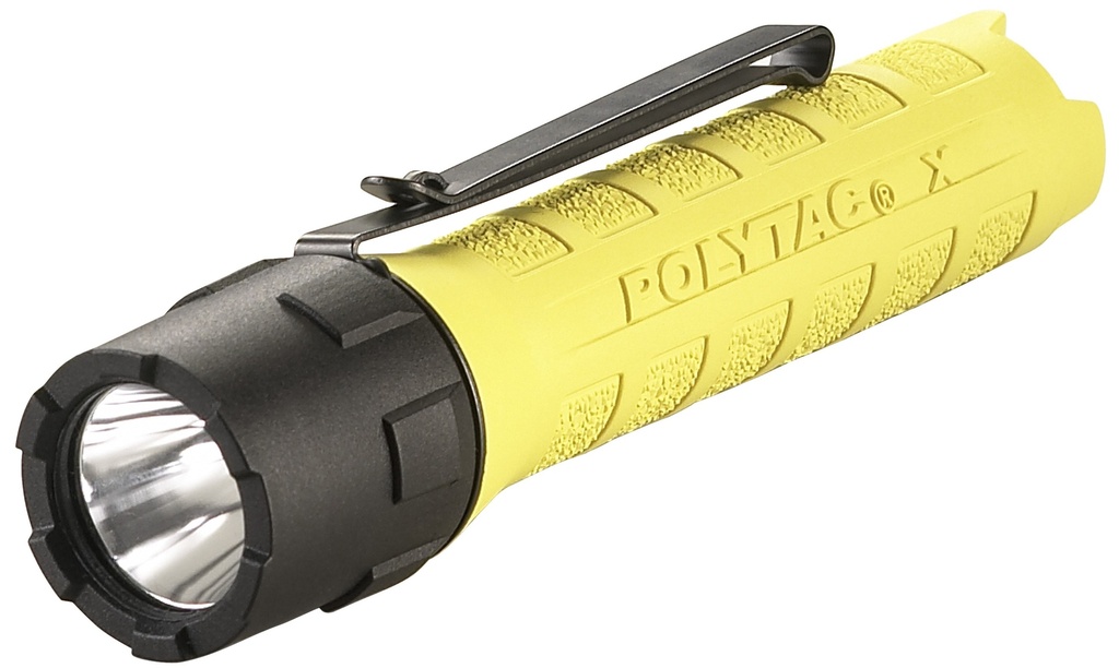 Streamlight PolyTac X - Includes (2) CR123A lithium batteries - Clam - Yellow