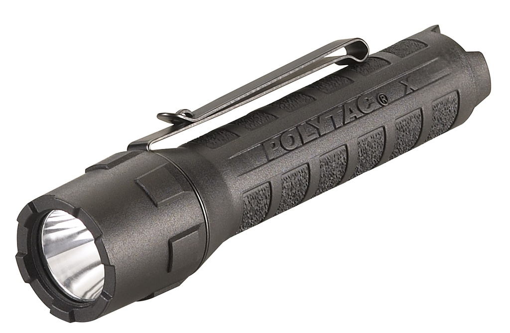 Streamlight PolyTac X - Includes (2) CR123A lithium batteries - Box - Black