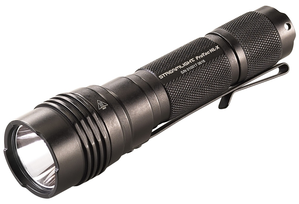 Streamlight ProTac HL-X - Includes (2) CR123A lithium batteries and holster - Clam - Black