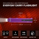 Streamlight Wedge - Includes USB-C cord and lanyard - Purple