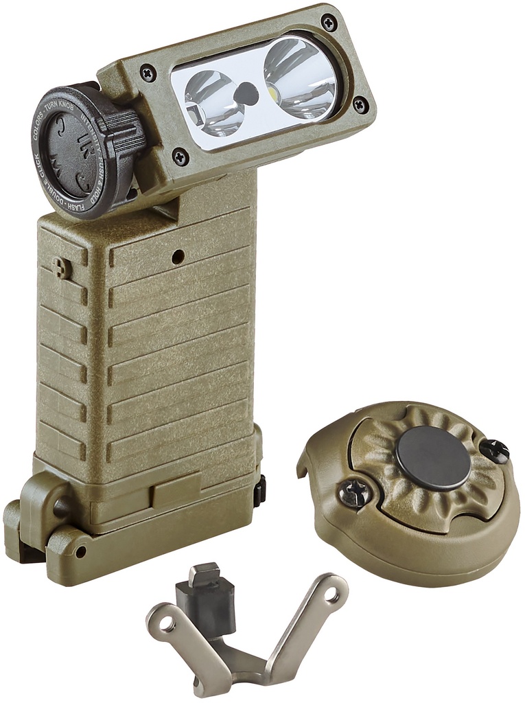 Streamlight Sidewinder X Military Model - White, Red, Blue, IR LEDs - Includes E-Mount and (2) “AA” alkaline batteries - Coyote